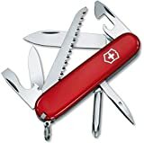 Victorinox Hiker - Cuchillo, Rojo, Acero inoxidable, 7 herramientas-13 funciones