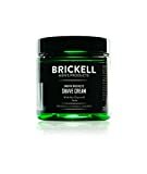Brickell Men’s Products – Crema de Afeitar Suave Sin Brocha para Hombres - Natural y Orgánica – 147 ml